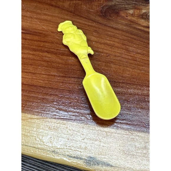 Vintage French’s Mustard Hot Damn Plastic Chef‎ Spoon -USA - Picture 1 of 3